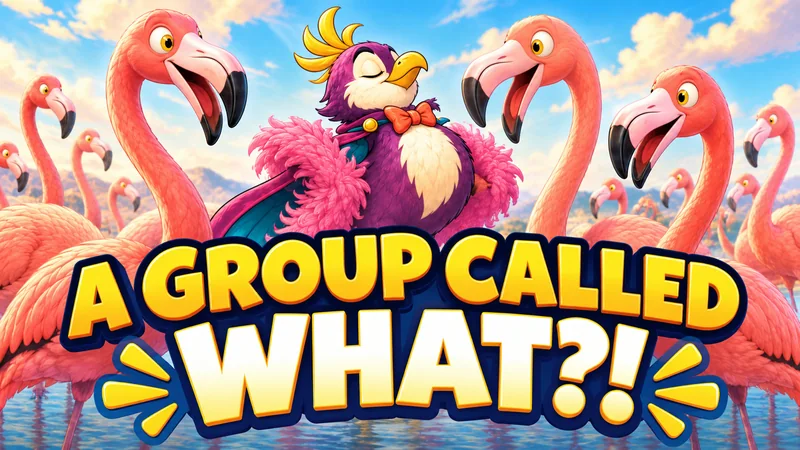 A Flamboyance of Flamingos